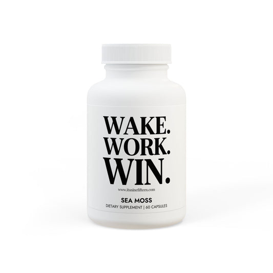 Sea Moss Capsules (60) — Wake. Work. Win. Natural Immune & Wellness Supplement