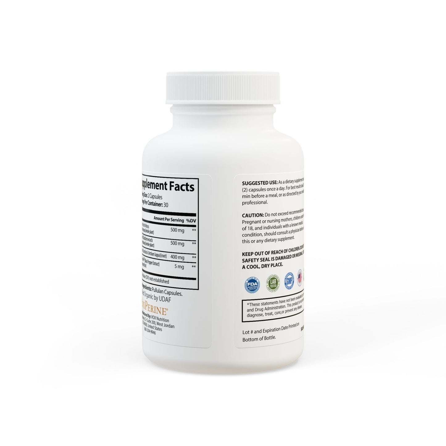 Sea Moss Capsules (60) — Wake. Work. Win. Natural Immune & Wellness Supplement