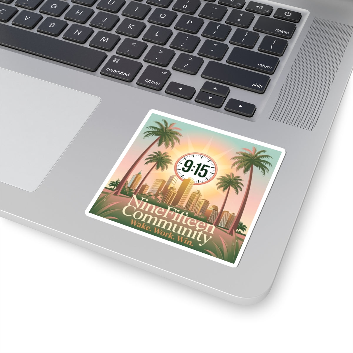 NineFifteen Pink Palm Sticker