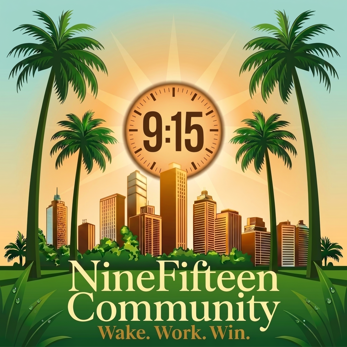 NineFifteen Logo Sticker